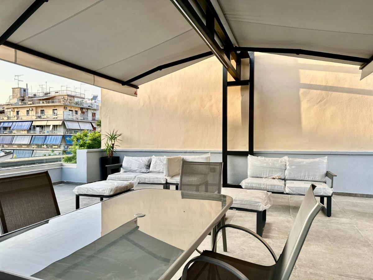 T&T Luxury Apartments - Rooftop Jacuzzi 아테네 외부 사진